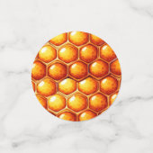 ハニービーをテーマにした少年の赤ちゃんシャワーパーソナライズされた コンフェッティ (スモール正面)