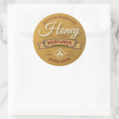 ハニービーアイコン生ろ過されていないハニージャー ラウンドシール (バッグ)