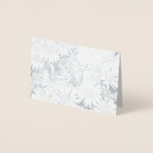 ハニービーアートカードワイルドフラワーカスタムのグリーティングカード 箔カード (正面)