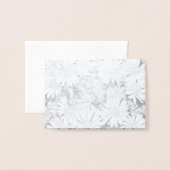 ハニービーアートカードワイルドフラワーカスタムのグリーティングカード 箔カード (封筒付き正面)