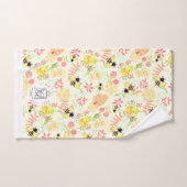 ハニービーイエロー バスタオルセット (ハンドタオル)