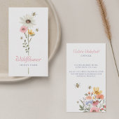 ハニービーウォーターカラーワイルドフラワーハニーファーム 名刺