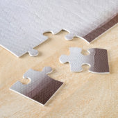 ハニービーオンアフリカデイジーアクリルアート ジグソーパズル (側面)