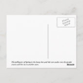 ハニービーオンクロッカス ポストカード (裏面)