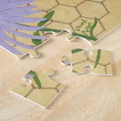 ハニービーオンフラワー絵を描ズパズル ジグソーパズル (側面)