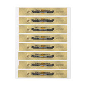 ハニービーカスタマイズワンドフラワーフード瓶 ラップアラウンドラベル (シート)