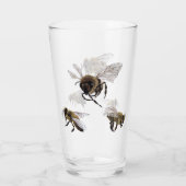 ハニービーガラスタンブラー タンブラーグラス (裏面)