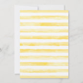 ハニービーガール誕生日パーティーの招待状 招待状 (裏面)