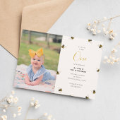 ハニービーキッズ1st誕生日 招待状