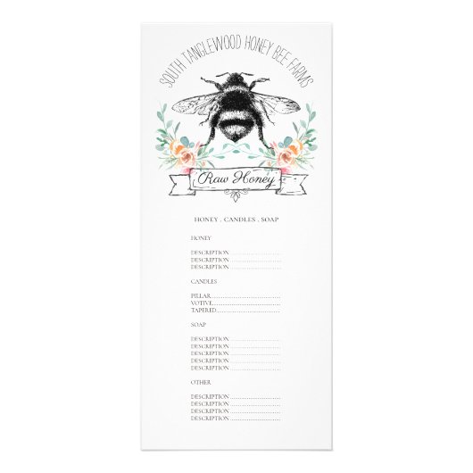 ハニービーキーパーアピールファームビーキーパー ラックカード (正面)