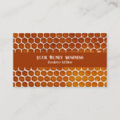 ハニービーキーパーゴールデンハニカム 名刺 (正面)