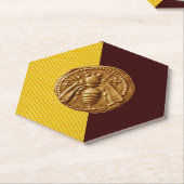 ハニービーキーパー ペーパーコースター (アングル)