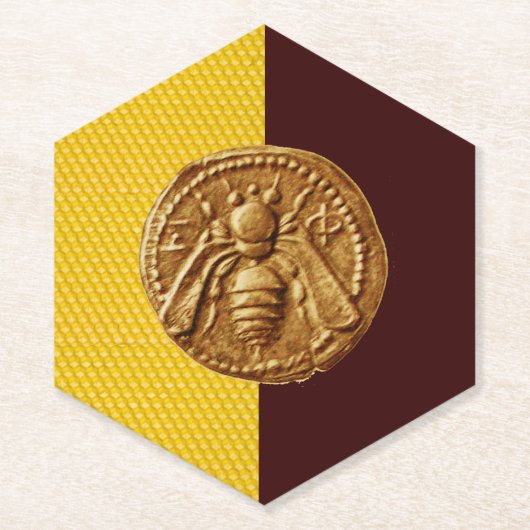 ハニービーキーパー ペーパーコースター (正面)