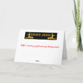 ハニービークリスマスイタリアンカード蜂蜜養蜂 シーズンカード (裏面)