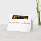 ハニービークリスマスカーイタリアンド蜂蜜の養蜂家 シーズンカード (裏面)