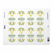 ハニービークローバーラベル ラベル (フルシート)
