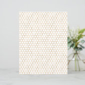 ハニービーゴールデンハニカムスクラップブック紙シート (スタンド正面)