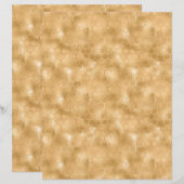 ハニービーゴールデンハニカムスクラップブック紙シート (正面/裏面)