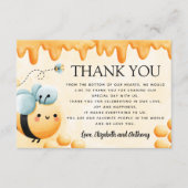 ハニービーサンキューカード エンクロージャーカード (正面)