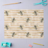 ハニービーシリーズデザイン11ティッシュペーパー 薄葉紙 (クラフト)