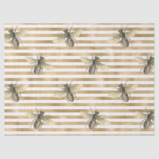 ハニービーシリーズデザイン11ティッシュペーパー 薄葉紙 (正面)