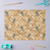 ハニービーシリーズデザイン5 薄葉紙 (クラフト)