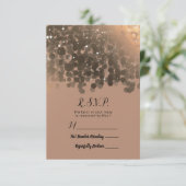 ハニービージュ Champagne Gold スパークル RSVP 返信 (スタンド正面)