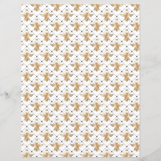 ハニービースクラップブック紙シート (正面)