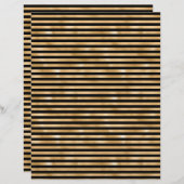 ハニービースクラップブック紙シート (正面/裏面)