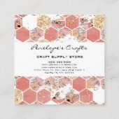 ハニービーズスクエアビジネスカード スクエア名刺 (裏面)