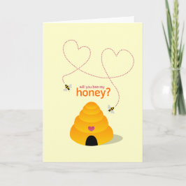 ハニービーズバレンタインデーのカード シーズンカード