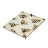 ハニービーズブラウンベージュ金ゴールド |セラミックタイル タイル (側面)