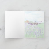 ハニービーズラベンダーフィールドハッピーバースデー姉妹 カード (内部)