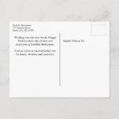 ハニービーズヴィンテージホリデーポストカード ポストカード (裏面)