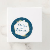 ハニービーティール(緑がかった色)金ゴールド結婚名前をカスタムする フェイバータグ (インサイチュ)