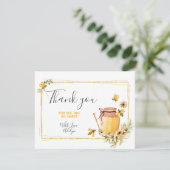 ハニービーデイ誕生日サンキューカード サンキューカード (スタンド正面)