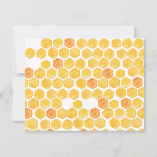 ハニービーデイ誕生日サンキューカード サンキューカード (裏面)