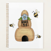 ハニービーハイブスパイラルプランナー プランナー手帳 (正面)