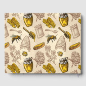 ハニービーハイブヴィンテージ素朴カントリーウェディング ゲストブック (裏面)