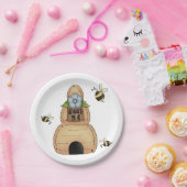 ハニービーハイブ紙プレート ペーパープレート (パーティー)