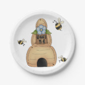 ハニービーハイブ紙プレート ペーパープレート (正面)