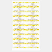 ハニービーハニカムアート編集可能2.25インチx 0.75インチ ラベル (シート)