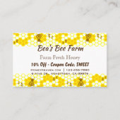 ハニービーハニカムカスタム割引カード 割引カード (正面)