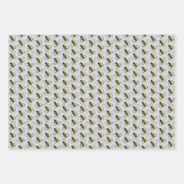 ハニービーハニカムラッピング紙セット3 ラッピングペーパーシート