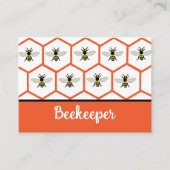 ハニービーハニカム養蜂家 名刺 (正面)