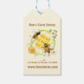 ハニービーハニーセラービーキーパーアピアリストカスタム ギフトタグ (正面)