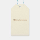 ハニービーハニーセラービーキーパーアピアリスト ギフトタグ (裏面)