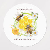 ハニービーハニーセラービーキーパーアピアリスト ラベル (デザイン2)