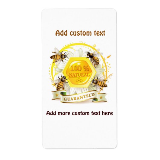 ハニービーハニーセラービーキーパーアピアリスト ラベル (正面)