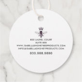 ハニービーハートスキンケフェイクーレゴールドフォイル フェイバータグ (裏面)